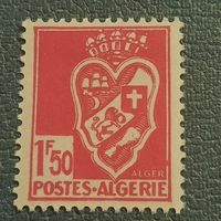Алжир 1942. Герб. Французская колония