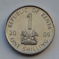 Кения 1 шиллинг. 2009