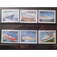 Вьетнам 1990 Корабли Полная серия