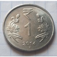 Индия 1 рупия, 2014     ( 5-6-4 )