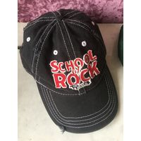 Бейсболка Черная School of rock the musical хлопок