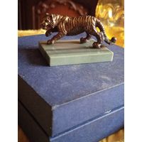 Фигурка-миниатюра"Тигр" бронза