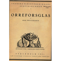 Прайс-лист  стеклозавода Orrefors,1921 г., Швеция, 36 стр