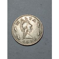 Мальта 2 цента 1976 года .
