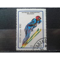 Магадаскар 1991 Олимпиада в Альбервиле Михель-1,0 евро гаш