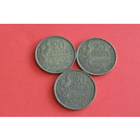 Франция 20 франков 1951 В