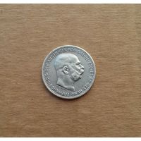 Австро-Венгрия, 1 крона 1915 г., серебро 0.835, австрийский тип, Франц Иосиф I (1848-1916)
