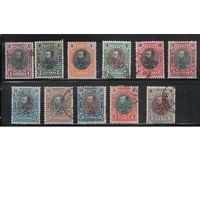 Болгария(Княжество)-1901, (Мих.50-61), гаш., Стандарт, Князь Фердинанд, 11 марок (59-тип II)