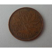 1 цент Канада 1981 г.в.