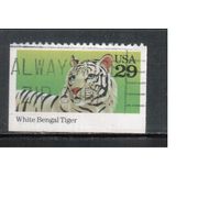 США-1992, (Мих.2327), гаш., Фауна , Бенгальский тигр