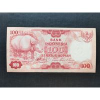 Индонезия 100 рупий 1977г unc, пресс