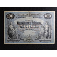 Бавария 100 марок 1900г -редкая-
