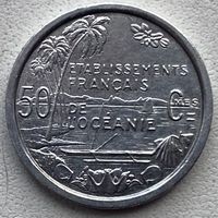 Французская Океания 50 сантимов 1949 г.