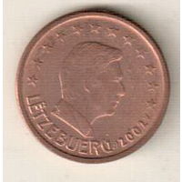 Люксембург 2 евроцент 2002