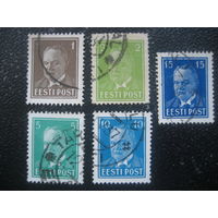 Эстония 5 марок Президент