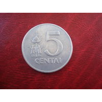 5 центов 1991 Литва