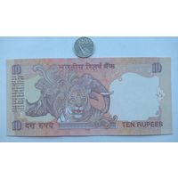 Werty71 Индия 10 Рупий 2008 UNC банкнота