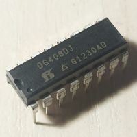 DG408DJ-E3. 8-канальный, высокоэффективный аналоговый мультиплексор. Коммутатор аналоговых сигналов. DG408