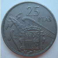 Испания 25 песет 1957 г. (g)