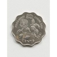 Эсватини (Свазиленд) 20 центов 1981 год ФАО