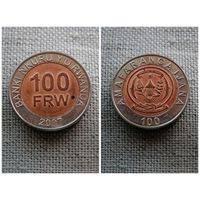 Руанда 100 франков 2007/блеск/ KM#32