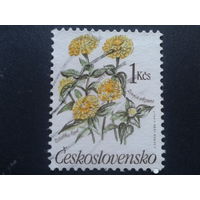 Чехословакия 1990 цветы