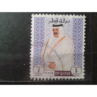 Катар 1996 Эмир Хамад 5 реалов Михель-3,2 евро гаш