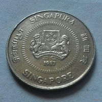 10 центов, Сингапур 1987 г.
