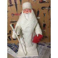 Дед Мороз СССР Винтаж 47 см Ковель в очень хорошем состоянии для своего возраста