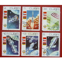 Куба. Космос. ( 6 марок ) 1979 года. 4-13.