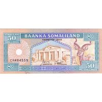 Сомалиленд 50 шиллингов образца 2002 года UNC p7d