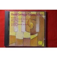 David Geringas, Tatjana Schatz - Richard STRAUSS & Erwin SCHULHOFF Cello Sonata Romanze (1993, CD)