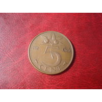 5 центов 1964 год Нидерланды