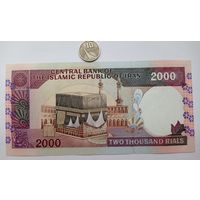 Werty71 Иран 2000 риалов 1986 - 2005 UNC банкнота Кааба