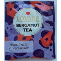 Чай Lovare с бергамотом (черный с бергамотом и ароматом мандарина) 1 пакетик