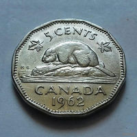 5 центов, Канада 1962 г.