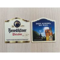 Подставка под пиво Benediktiner Weissbier no 1