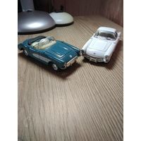 Модели автомобиля chevrolet corvette 1957 купе и родстер масштаб 1/34 поштучно