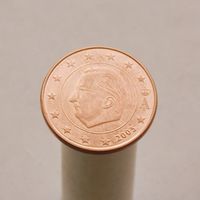 Бельгия 5 евроцентов 2005 (1-ый тип)
