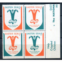 США, виньетки - 1964г. - Пасха - 1 кварт - MNH. Без МЦ!