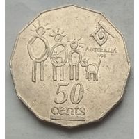 Австралия 50 центов 1994 г. Международный год семьи