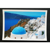 Греция. Виды городов. Чистая открытка #0030-V2P15