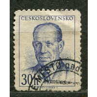 Президент Антонин Запотоцкий. Чехословакия. 1953