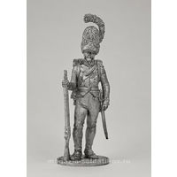 Миниатюра из олова Гренадер Ольденбургского пехотного полка. Дания, 1807-13 гг.,54 мм EK Castings