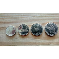 Эритрея. набор 4 шт. 1997 г. (1, 5, 10, 25 центов).
