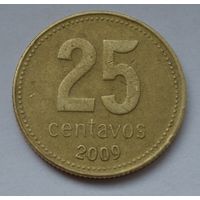 Аргентина 25 сентаво, 2009 г.