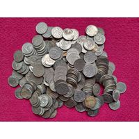 Лот монет СССР номинал 20 копеек. 1 кг.