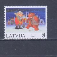 [61] Латвия 1994. Рождество.Новый год. MNH