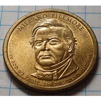 США 1 доллар, 2010     D    Президент США - Миллард Филлмор (1850-1853)      ( 4-9-2 )