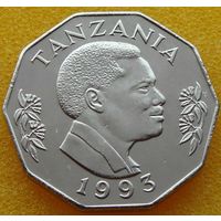 Танзания. 5 шиллингов 1993 год KM#23.а "Второй президент Танзании Али Хасан Мвиньи"